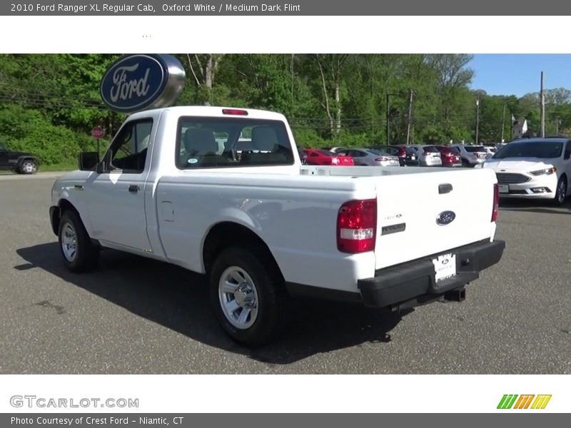 Oxford White / Medium Dark Flint 2010 Ford Ranger XL Regular Cab