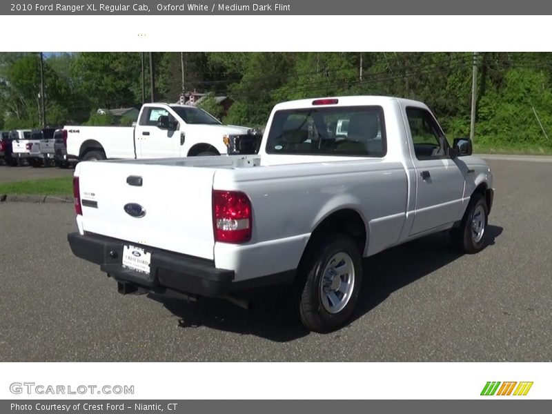 Oxford White / Medium Dark Flint 2010 Ford Ranger XL Regular Cab