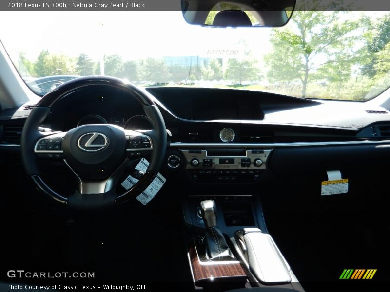 Nebula Gray Pearl / Black 2018 Lexus ES 300h