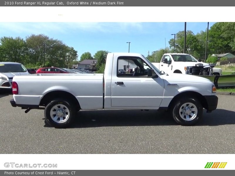 Oxford White / Medium Dark Flint 2010 Ford Ranger XL Regular Cab