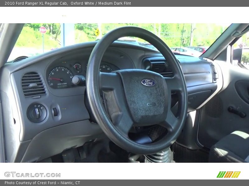 Oxford White / Medium Dark Flint 2010 Ford Ranger XL Regular Cab