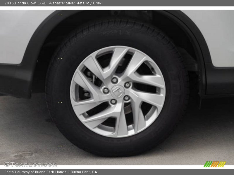 Alabaster Silver Metallic / Gray 2016 Honda CR-V EX-L