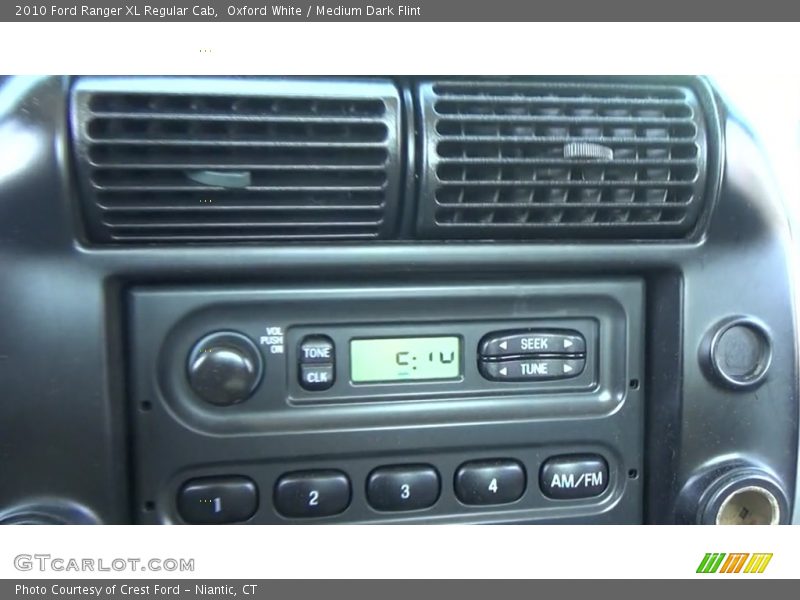 Oxford White / Medium Dark Flint 2010 Ford Ranger XL Regular Cab