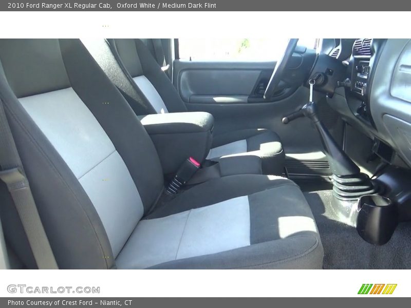 Oxford White / Medium Dark Flint 2010 Ford Ranger XL Regular Cab