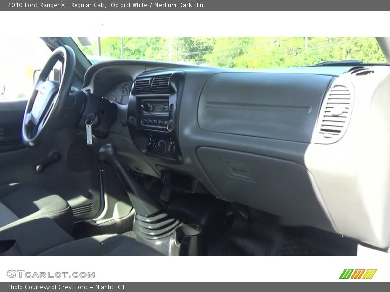 Oxford White / Medium Dark Flint 2010 Ford Ranger XL Regular Cab