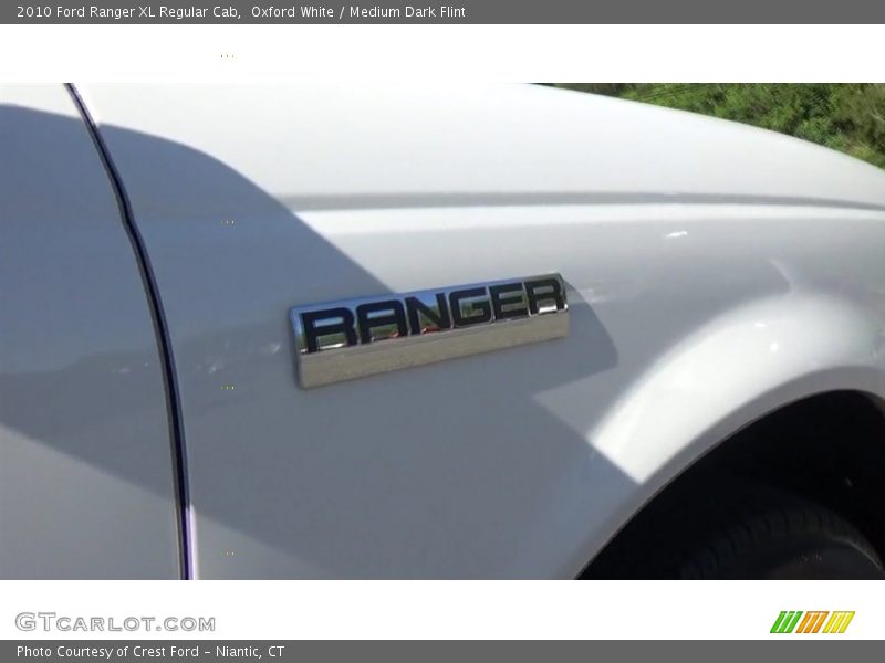 Oxford White / Medium Dark Flint 2010 Ford Ranger XL Regular Cab