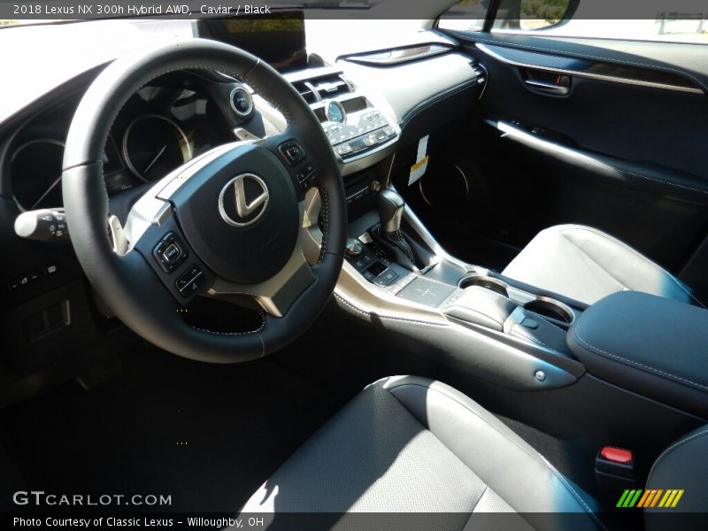 Caviar / Black 2018 Lexus NX 300h Hybrid AWD