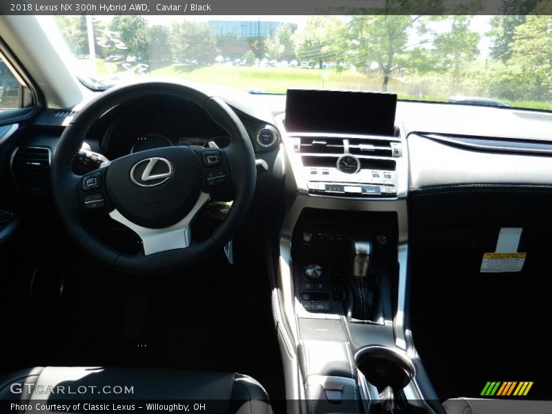 Caviar / Black 2018 Lexus NX 300h Hybrid AWD