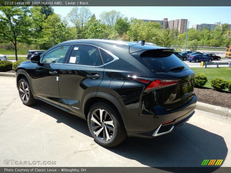 Caviar / Black 2018 Lexus NX 300h Hybrid AWD