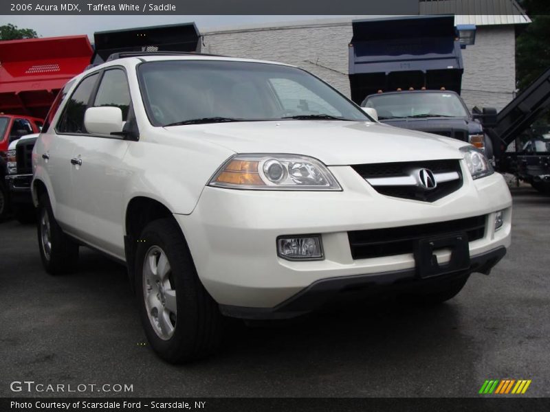 Taffeta White / Saddle 2006 Acura MDX
