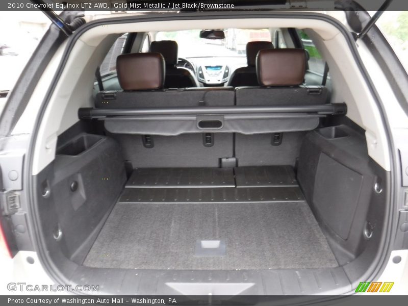 Gold Mist Metallic / Jet Black/Brownstone 2010 Chevrolet Equinox LTZ AWD