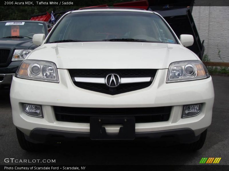 Taffeta White / Saddle 2006 Acura MDX