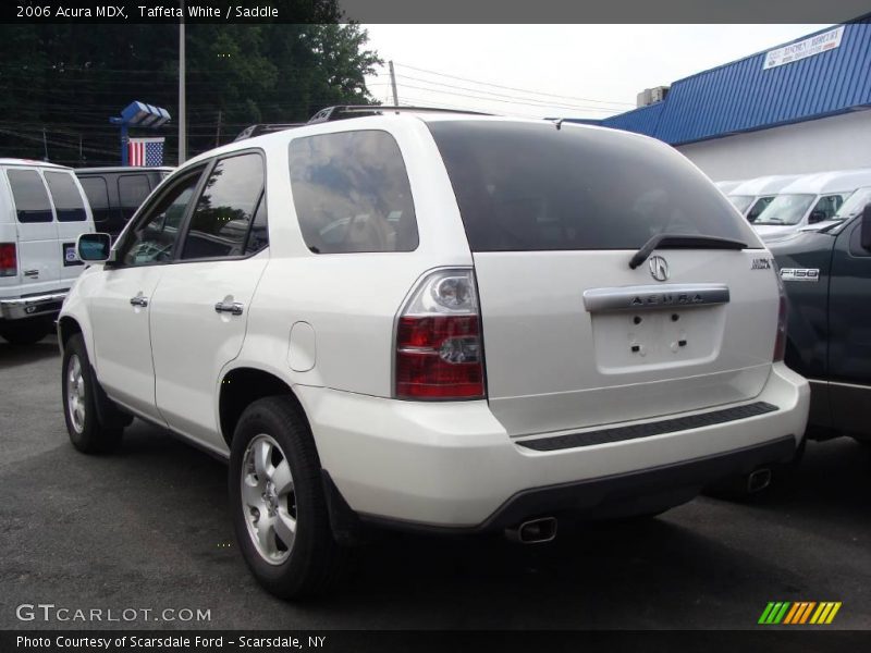 Taffeta White / Saddle 2006 Acura MDX