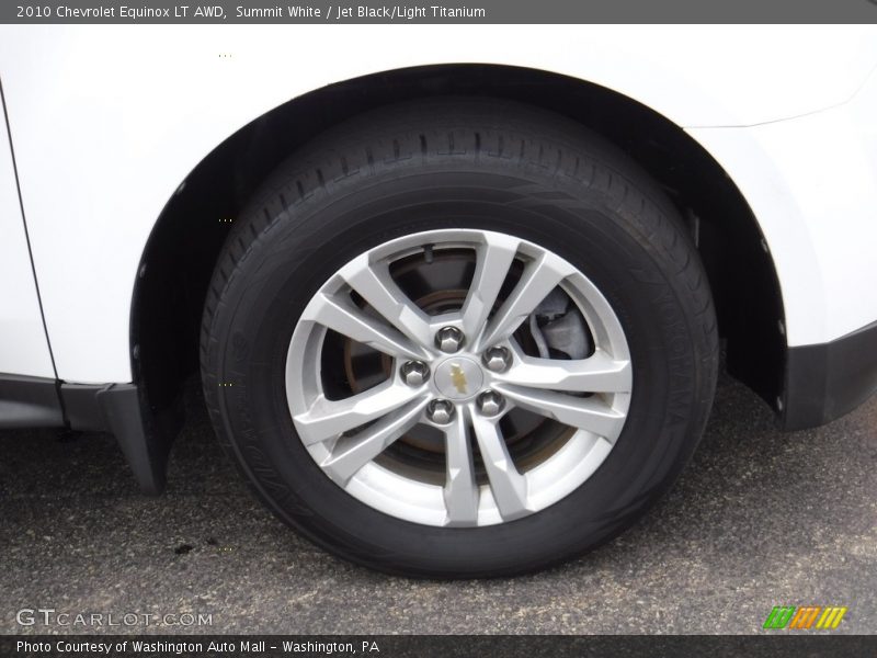 Summit White / Jet Black/Light Titanium 2010 Chevrolet Equinox LT AWD