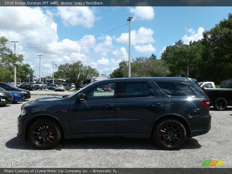 Bruiser Gray / Red/Black 2018 Dodge Durango SRT AWD
