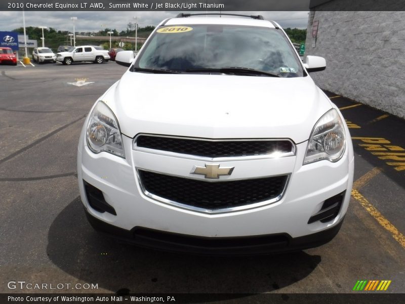 Summit White / Jet Black/Light Titanium 2010 Chevrolet Equinox LT AWD