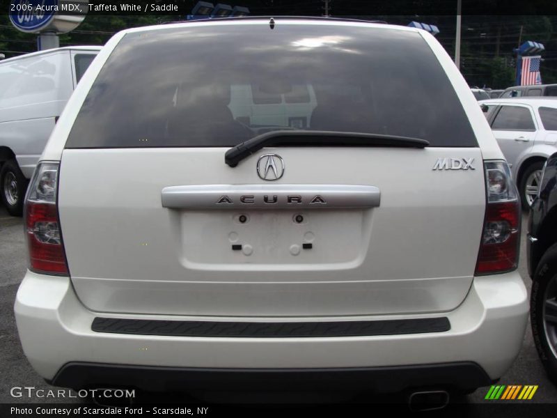 Taffeta White / Saddle 2006 Acura MDX