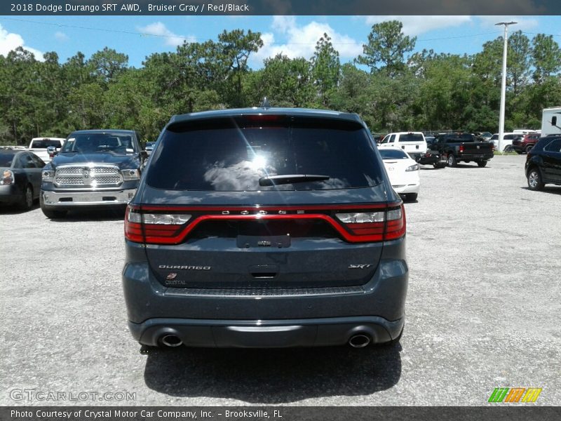 Bruiser Gray / Red/Black 2018 Dodge Durango SRT AWD