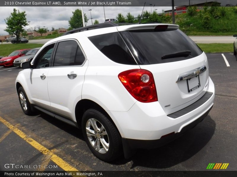 Summit White / Jet Black/Light Titanium 2010 Chevrolet Equinox LT AWD