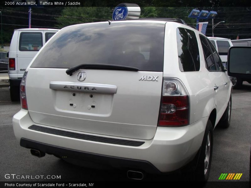 Taffeta White / Saddle 2006 Acura MDX