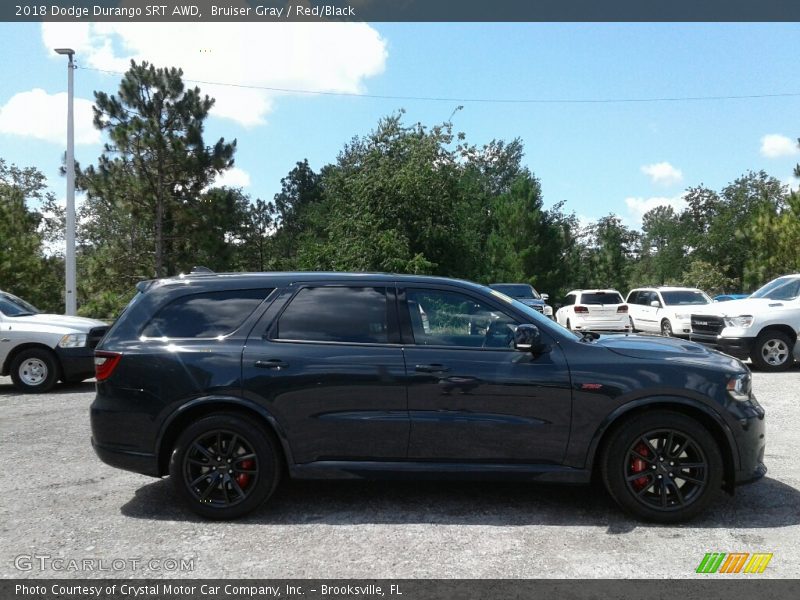 Bruiser Gray / Red/Black 2018 Dodge Durango SRT AWD