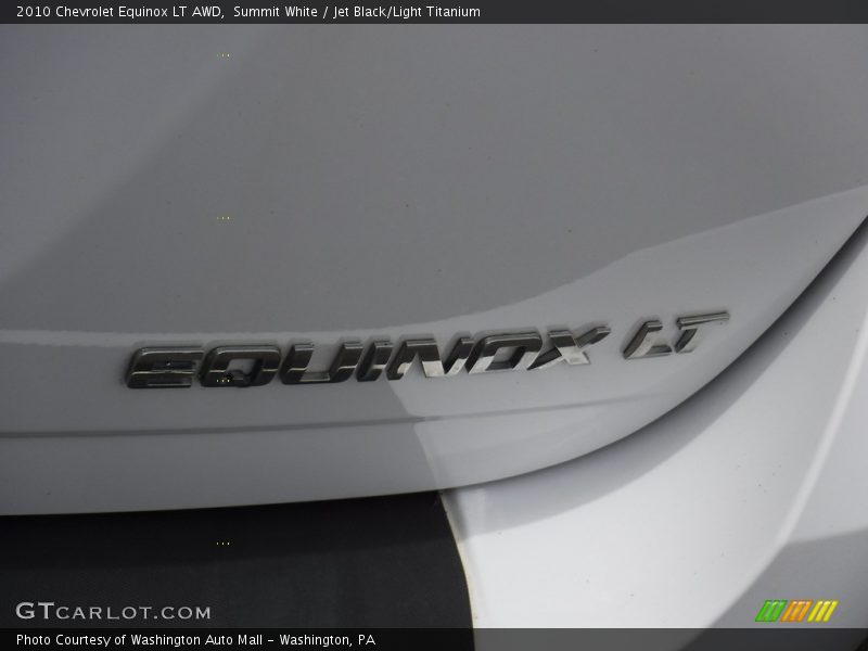 Summit White / Jet Black/Light Titanium 2010 Chevrolet Equinox LT AWD