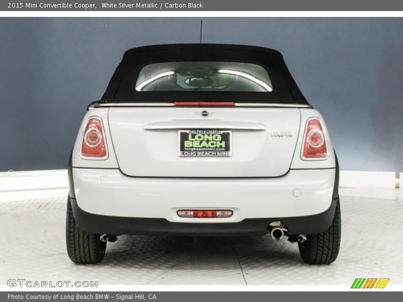White Silver Metallic / Carbon Black 2015 Mini Convertible Cooper