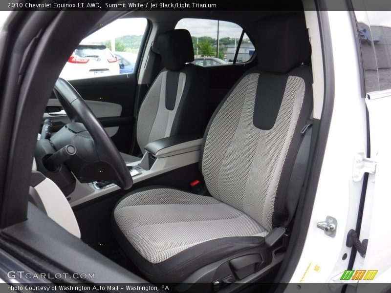 Summit White / Jet Black/Light Titanium 2010 Chevrolet Equinox LT AWD