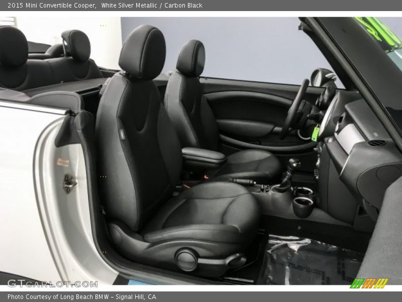 White Silver Metallic / Carbon Black 2015 Mini Convertible Cooper