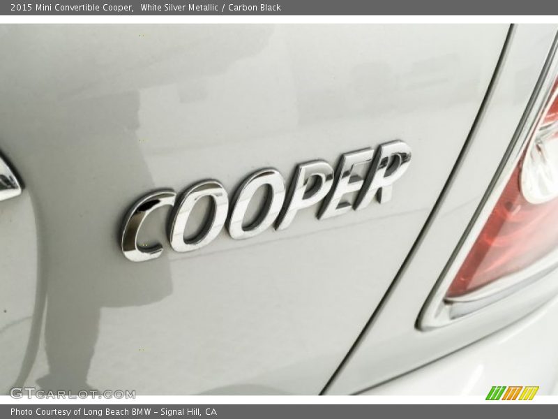 White Silver Metallic / Carbon Black 2015 Mini Convertible Cooper