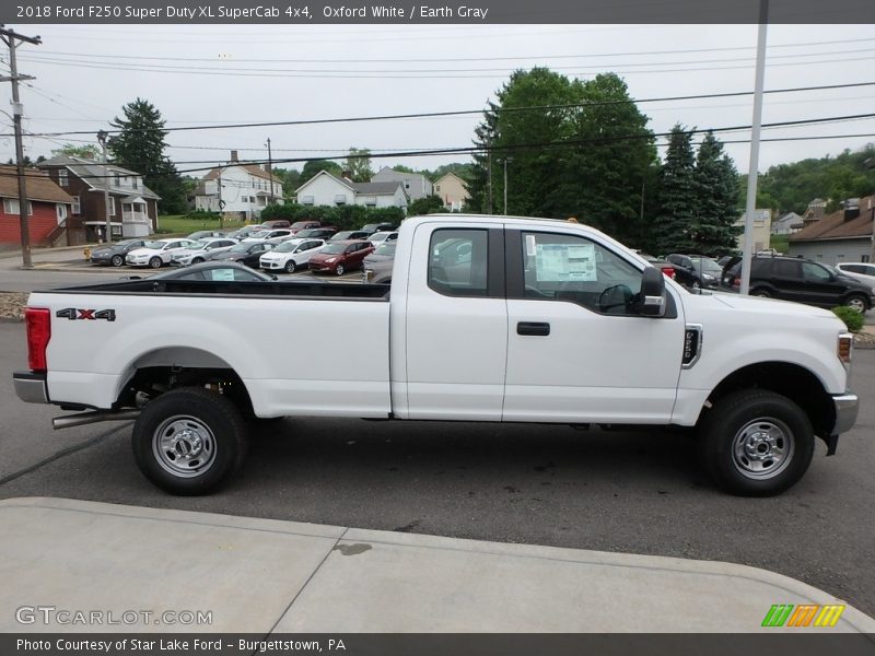 Oxford White / Earth Gray 2018 Ford F250 Super Duty XL SuperCab 4x4