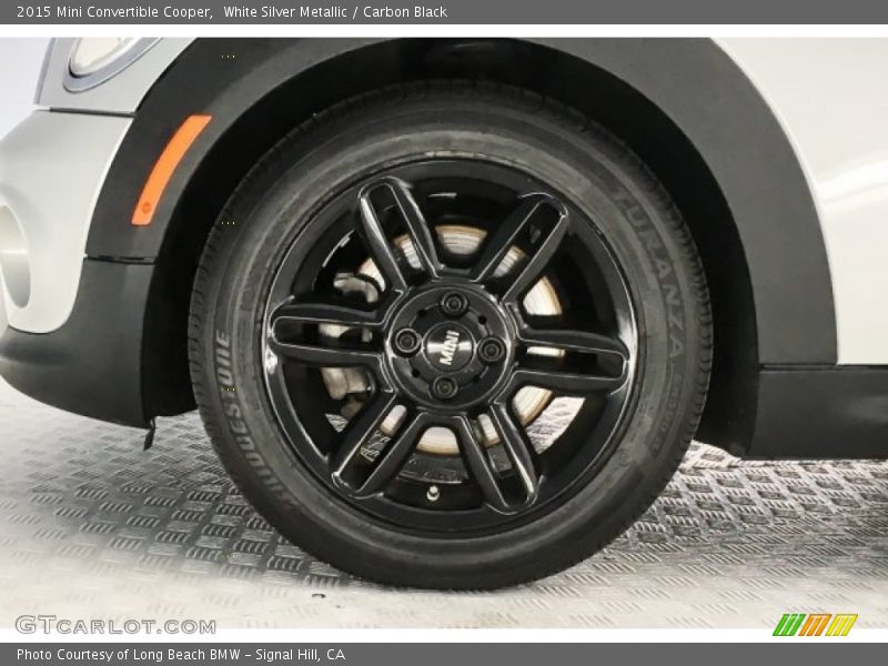 White Silver Metallic / Carbon Black 2015 Mini Convertible Cooper