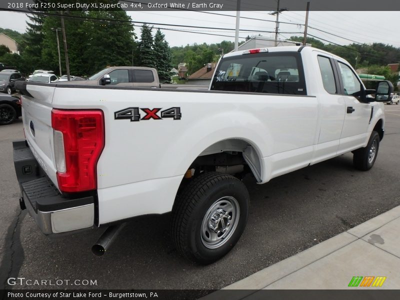 Oxford White / Earth Gray 2018 Ford F250 Super Duty XL SuperCab 4x4
