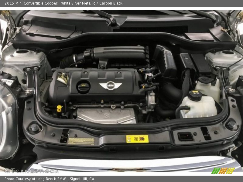 White Silver Metallic / Carbon Black 2015 Mini Convertible Cooper