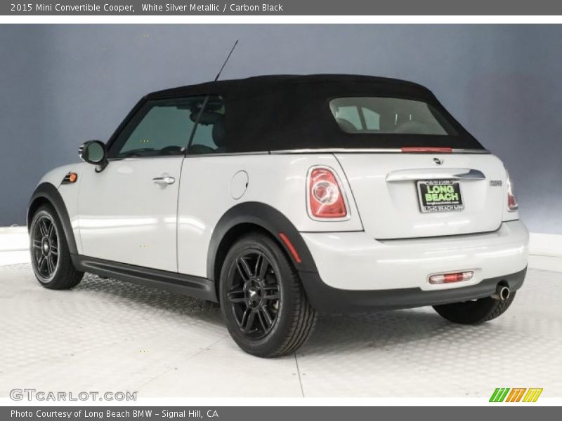 White Silver Metallic / Carbon Black 2015 Mini Convertible Cooper