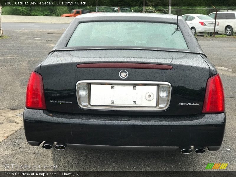 Blue Onyx / Black 2003 Cadillac DeVille Sedan