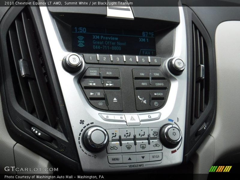 Summit White / Jet Black/Light Titanium 2010 Chevrolet Equinox LT AWD