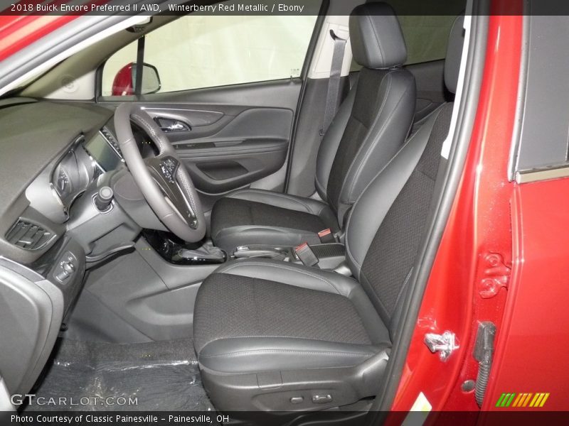 Winterberry Red Metallic / Ebony 2018 Buick Encore Preferred II AWD