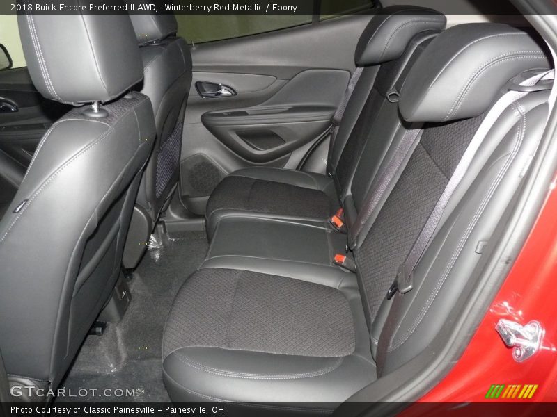 Winterberry Red Metallic / Ebony 2018 Buick Encore Preferred II AWD