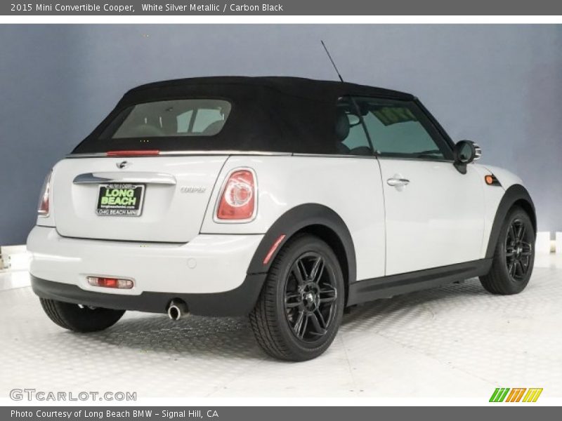 White Silver Metallic / Carbon Black 2015 Mini Convertible Cooper