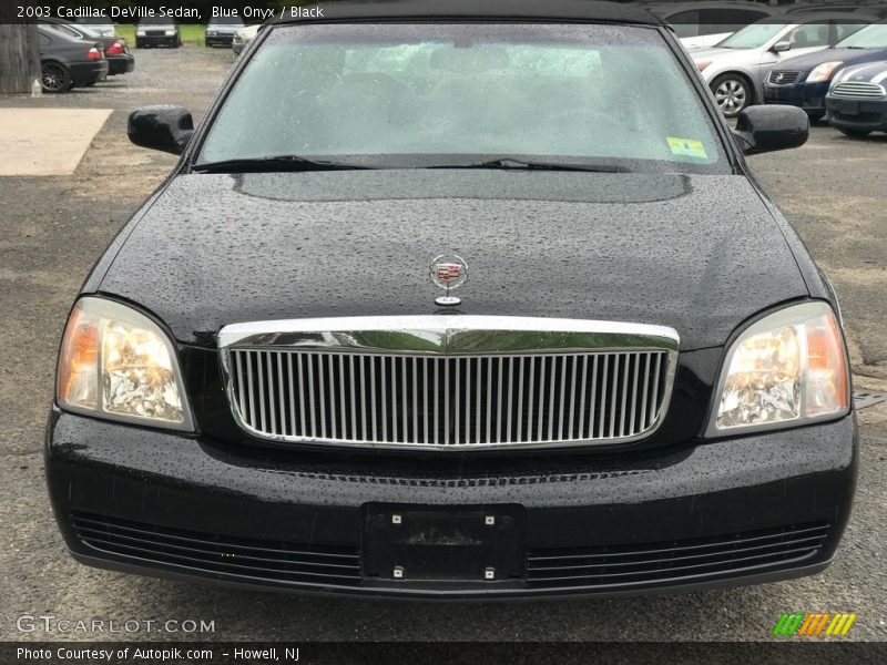Blue Onyx / Black 2003 Cadillac DeVille Sedan