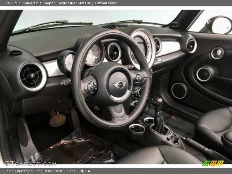 White Silver Metallic / Carbon Black 2015 Mini Convertible Cooper