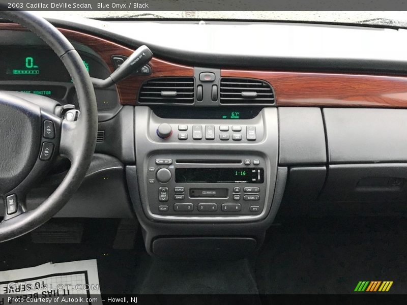 Blue Onyx / Black 2003 Cadillac DeVille Sedan