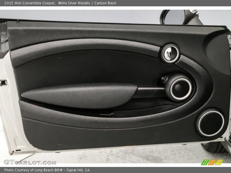 White Silver Metallic / Carbon Black 2015 Mini Convertible Cooper