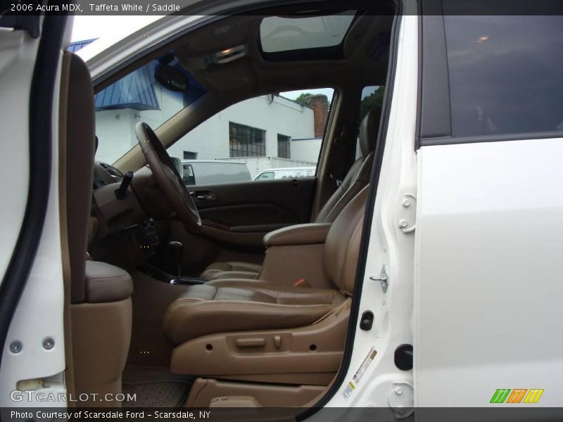 Taffeta White / Saddle 2006 Acura MDX