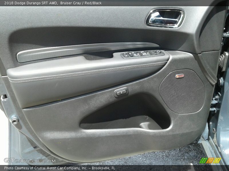 Bruiser Gray / Red/Black 2018 Dodge Durango SRT AWD
