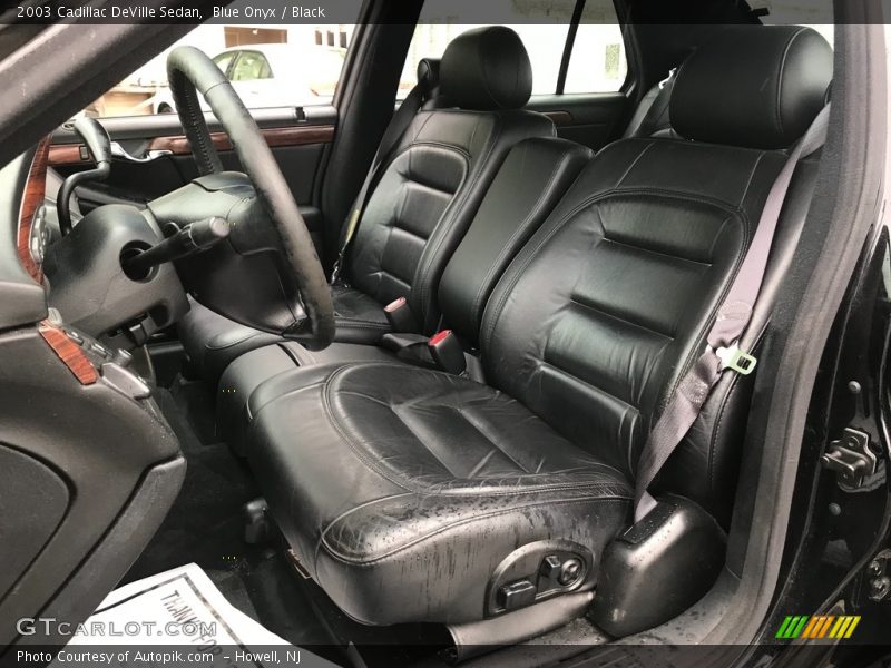 Blue Onyx / Black 2003 Cadillac DeVille Sedan