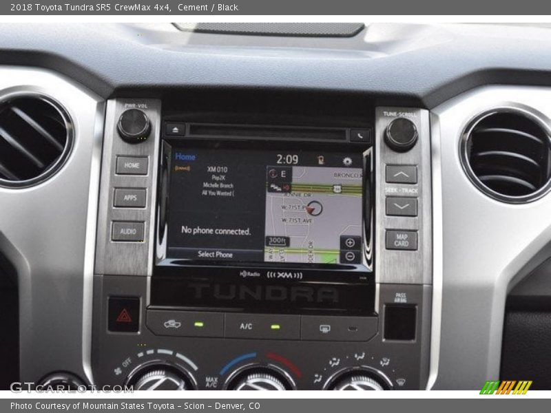Cement / Black 2018 Toyota Tundra SR5 CrewMax 4x4