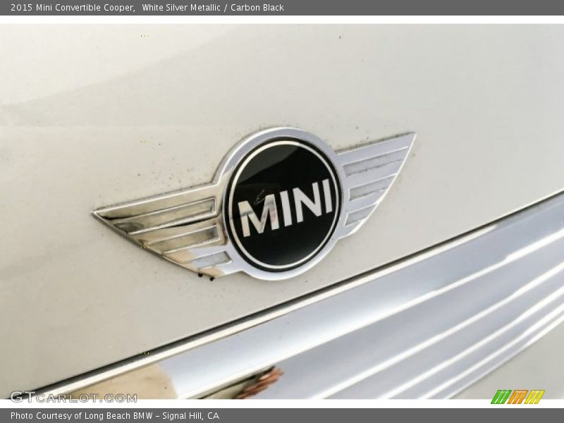 White Silver Metallic / Carbon Black 2015 Mini Convertible Cooper