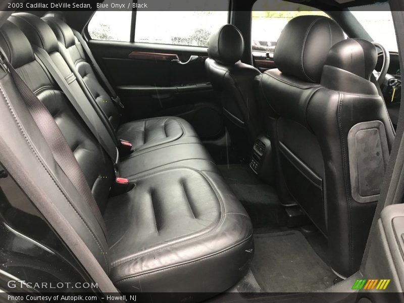 Blue Onyx / Black 2003 Cadillac DeVille Sedan